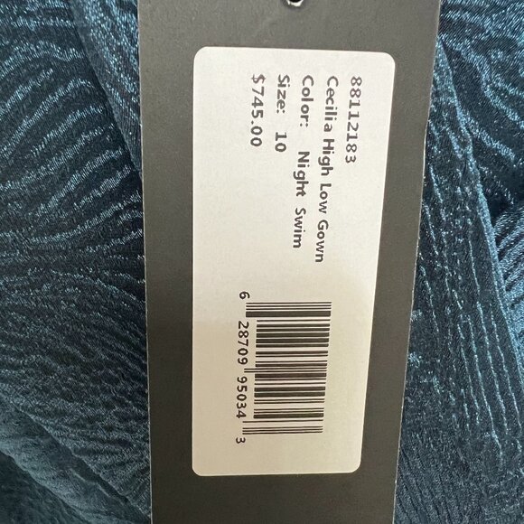 Theia Womens  Cecilia High Low Gown - Picture 7 of 10